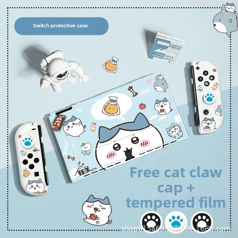 Nintendo Switch OLED aizsargkaste — silikons, matēta virsma, pret pirkstu nospiedumiem, mīksta sajūta, saderīgs ar Switch un Switch OLED, svars 59 g