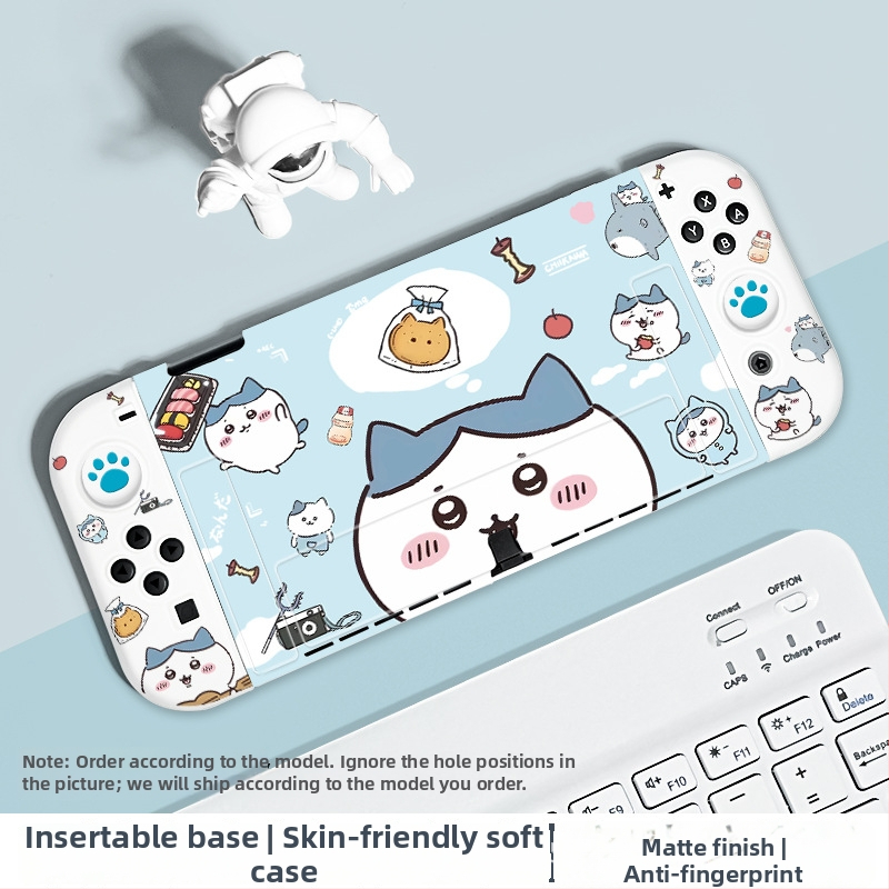 Nintendo Switch OLED aizsargkaste — silikons, matēta virsma, pret pirkstu nospiedumiem, mīksta sajūta, saderīgs ar Switch un Switch OLED, svars 59 g