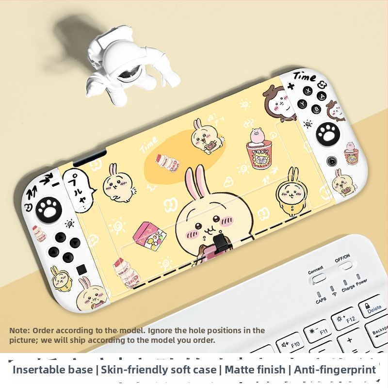 Nintendo Switch OLED aizsargkaste — silikons, matēta virsma, pret pirkstu nospiedumiem, mīksta sajūta, saderīgs ar Switch un Switch OLED, svars 59 g