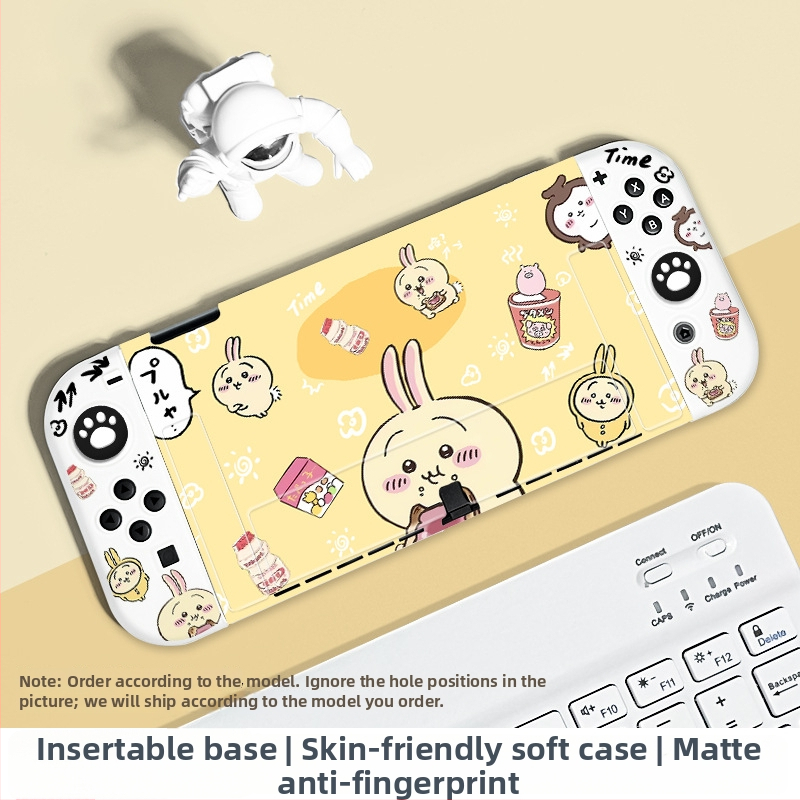 Nintendo Switch OLED aizsargkaste — silikons, matēta virsma, pret pirkstu nospiedumiem, mīksta sajūta, saderīgs ar Switch un Switch OLED, svars 59 g