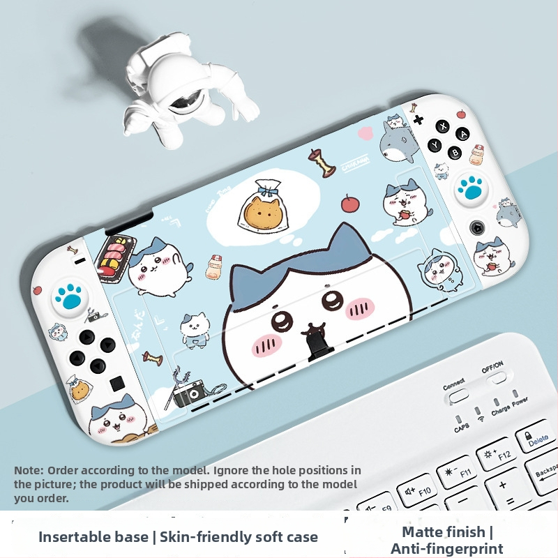 Nintendo Switch OLED aizsargkaste — silikons, matēta virsma, pret pirkstu nospiedumiem, mīksta sajūta, saderīgs ar Switch un Switch OLED, svars 59 g