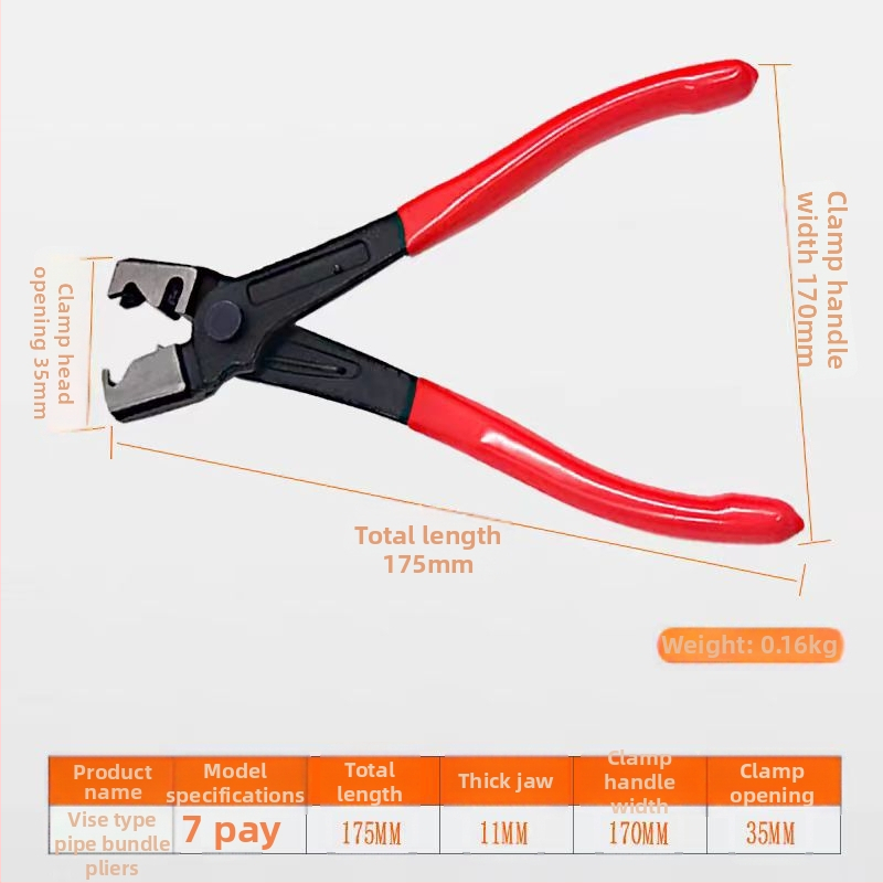 Automobilové kliešte na hadicové spony – oceľ, značka Wiggins, pre opravy áut