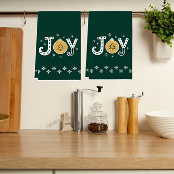 Πετσέτα πιάτων από μικροϊνες με ακουαρέλα Χριστουγεννιάτικου σχεδίου, εκτυπωμένη, απορροφητική για κατσαρόλες και μπολ (Κωδ. 22XWAF0079)