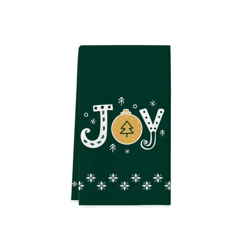 Πετσέτα πιάτων από μικροϊνες με ακουαρέλα Χριστουγεννιάτικου σχεδίου, εκτυπωμένη, απορροφητική για κατσαρόλες και μπολ (Κωδ. 22XWAF0079)