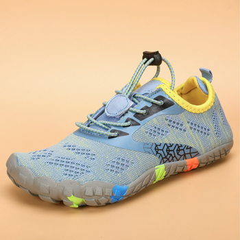 Pánske päťprstové vodné topánky – pre outdoor, pláž a jogu, sieťová vrchná časť, športový štýl