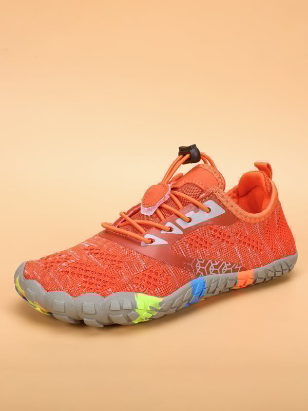 Pánske päťprstové vodné topánky – pre outdoor, pláž a jogu, sieťová vrchná časť, športový štýl