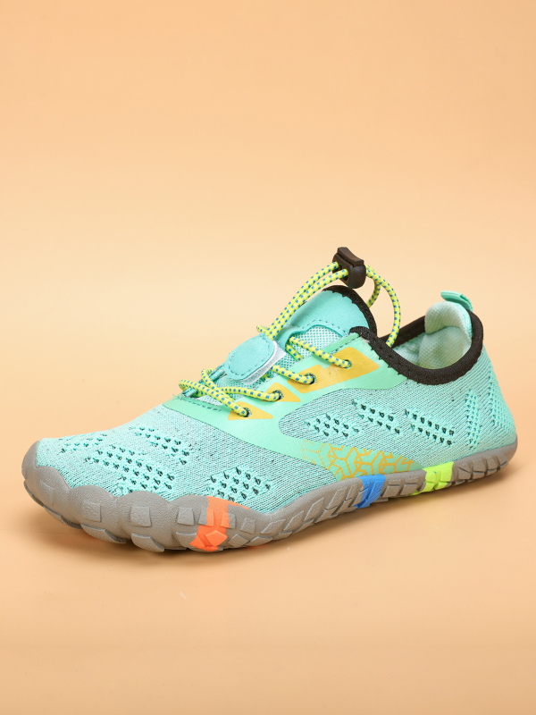 Pánske päťprstové vodné topánky – pre outdoor, pláž a jogu, sieťová vrchná časť, športový štýl