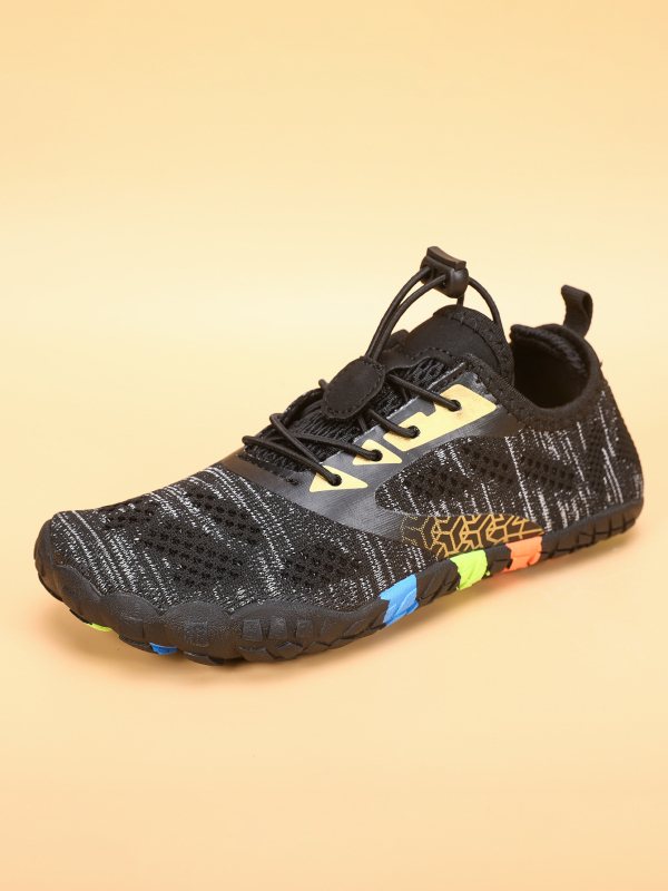 Pánske päťprstové vodné topánky – pre outdoor, pláž a jogu, sieťová vrchná časť, športový štýl