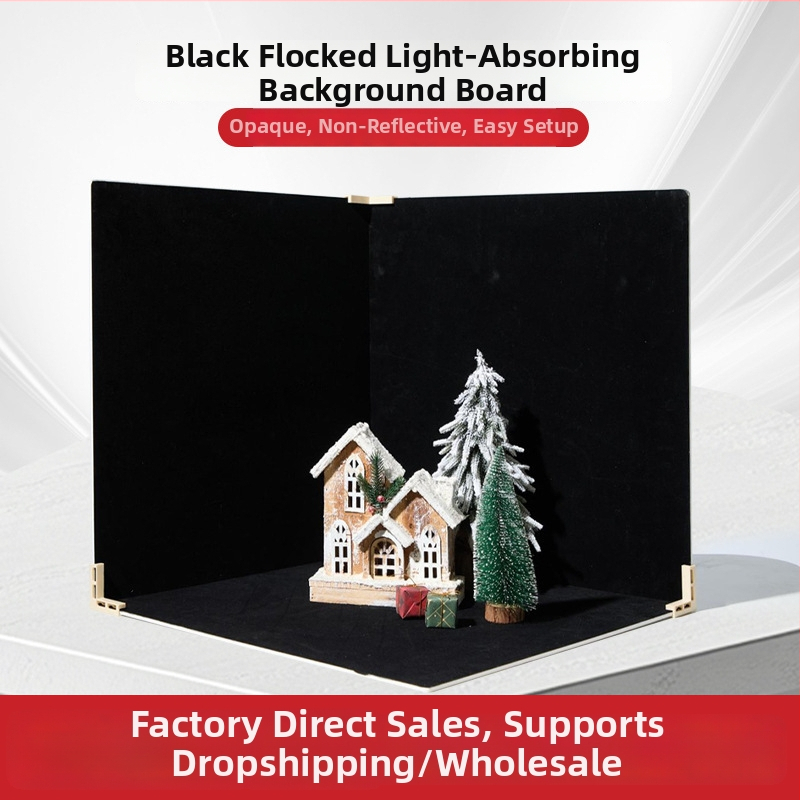 Fono plokštė su veliūrine šviesą sugeriančia medžiaga staliniams nuotraukoms