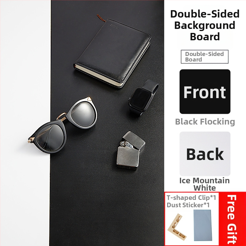 Fono plokštė su veliūrine šviesą sugeriančia medžiaga staliniams nuotraukoms