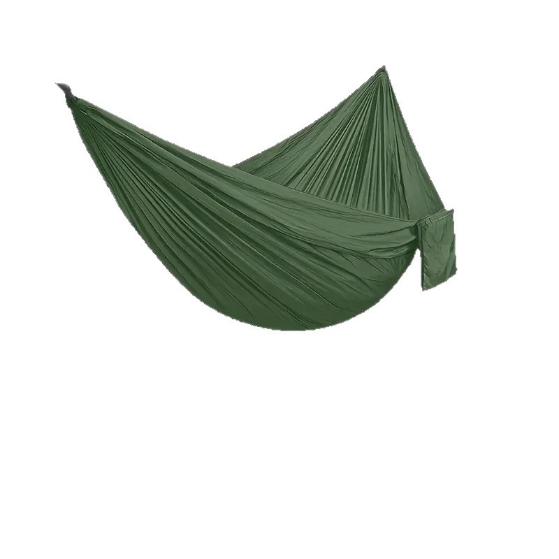 Portatyvinis ultralakus poliesterio hamakas suaugusiems, 200 kg apkrova, 330 g svoris, be laikiklio