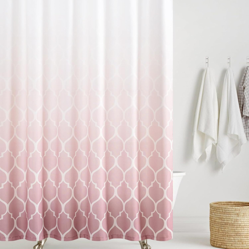 Sprchová záves – digitálna tlač, vodotesný polyester 90 g, prispôsobiteľný podľa obrázka