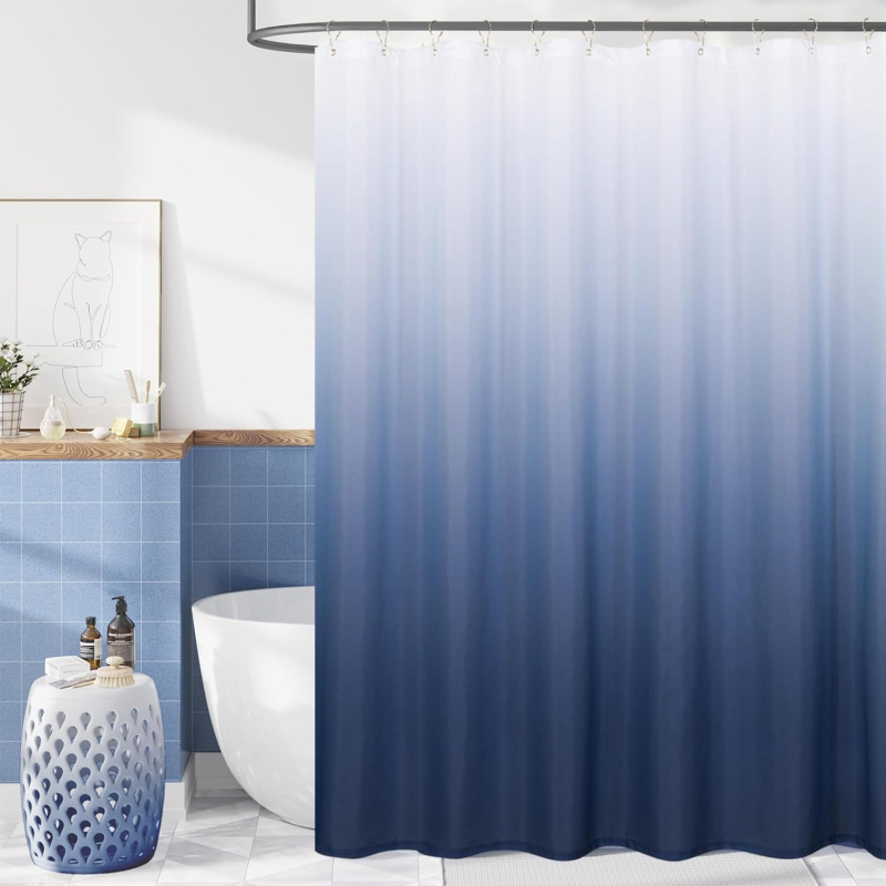 Sprchová záves – digitálna tlač, vodotesný polyester 90 g, prispôsobiteľný podľa obrázka