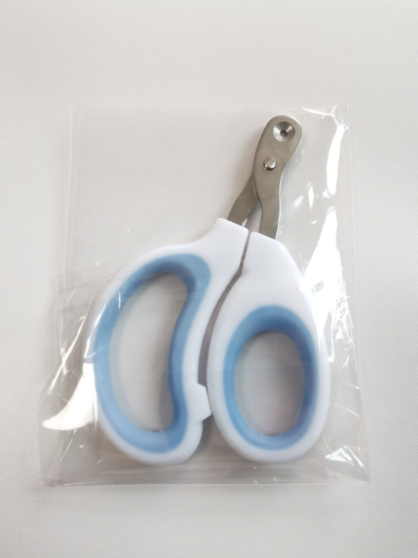 Clește de unghii pentru pisici, oțel inox, design cu gaură rotundă