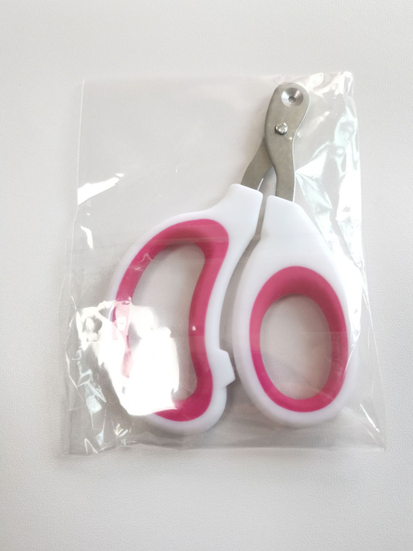 Clește de unghii pentru pisici, oțel inox, design cu gaură rotundă