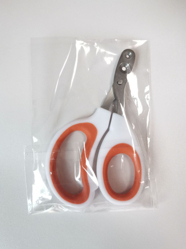 Clește de unghii pentru pisici, oțel inox, design cu gaură rotundă