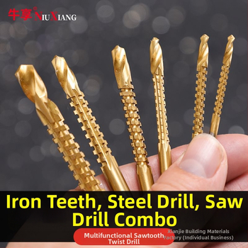 Enjoy zubový drážkovací vrták pre elektrickú vŕtačku – viacfunkčné vrtanie na vytváranie drážok a otvorov v dreve