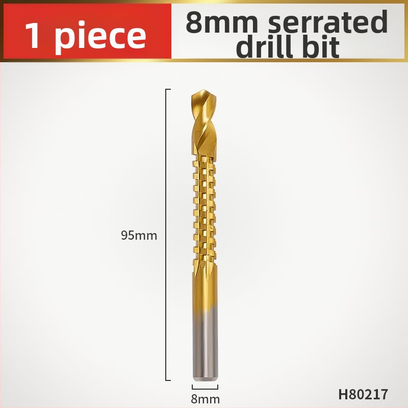 Enjoy zubový drážkovací vrták pre elektrickú vŕtačku – viacfunkčné vrtanie na vytváranie drážok a otvorov v dreve