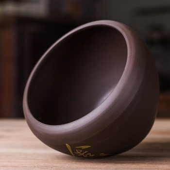 Cheng Xi nádoba na čajové usadeniny z purpurového piesku s vodnou nádržou a čistiacou kefou, nový čínski štýl