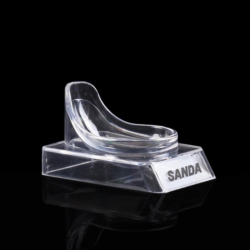 Suport din acril pentru pipă, pentru o singură pipă, bază unică, stand de afișare din plastic