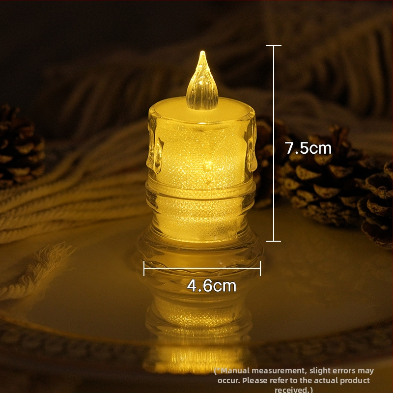 LED sviečka pre aromaterapeutické voskové tablety, vosk zo zmesi sóje (Značka: Iné; Typ: aromaterapeutické voskové tablety; IP: Nie)