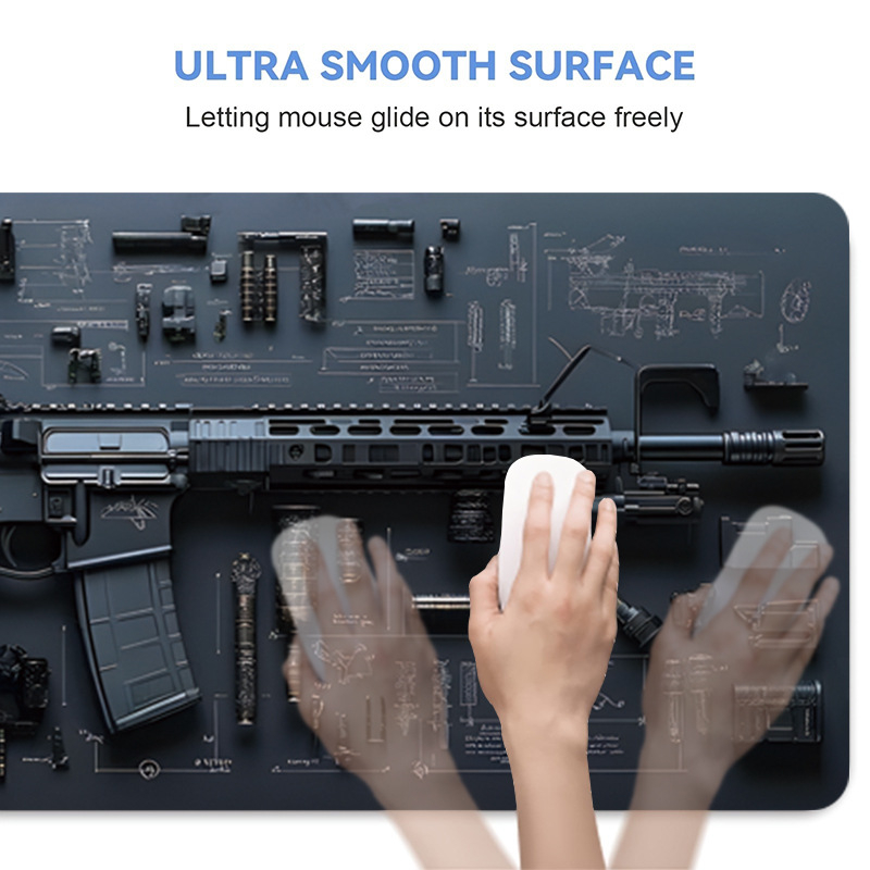 Galda paliktnis no dabīgā kaučuka, vienpusīgs, ar karsto pārnešanu, peli kalkulatora paliktnis