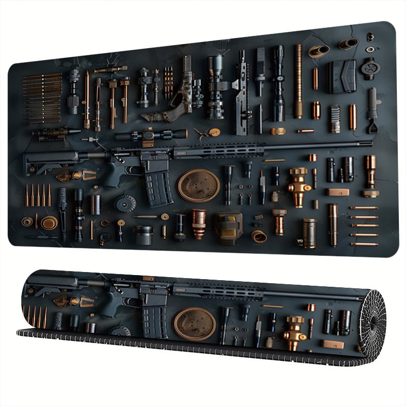 Galda paliktnis no dabīgā kaučuka, vienpusīgs, ar karsto pārnešanu, peli kalkulatora paliktnis