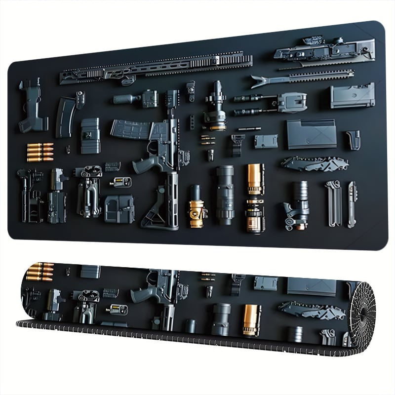 Galda paliktnis no dabīgā kaučuka, vienpusīgs, ar karsto pārnešanu, peli kalkulatora paliktnis