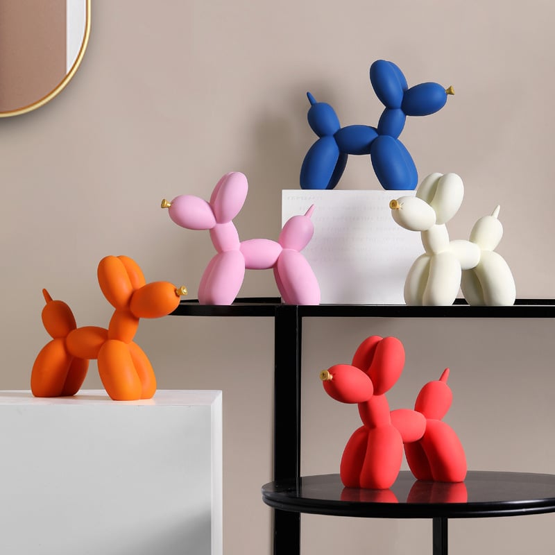 Figura balon-doga, od smole, dekor dnevnog boravka u kineskom stilu