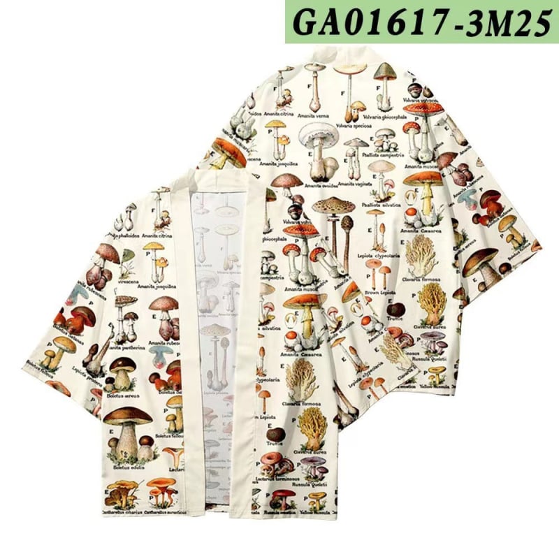 Etno odev: kimono plášť s digitálnou potlačou, 100% polyester, voľnočasové oblečenie pre mužov, všetky ročné obdobia