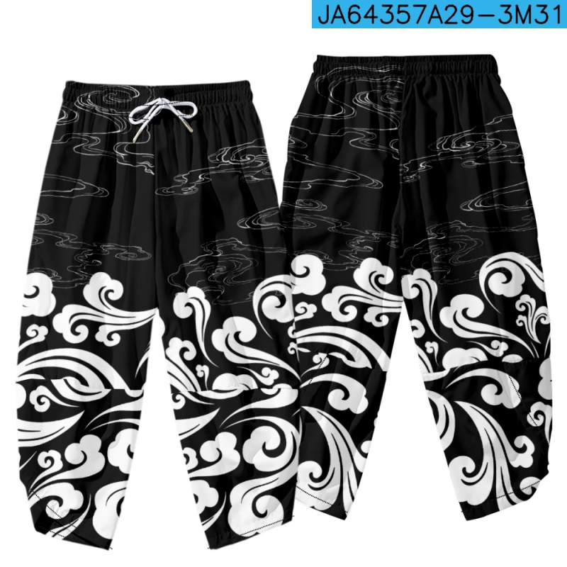 Etno odev: kimono plášť s digitálnou potlačou, 100% polyester, voľnočasové oblečenie pre mužov, všetky ročné obdobia