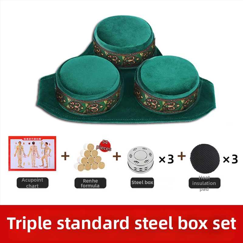 Wanling velúrová pokrývka na moxibusciu pre krk, plecia, pás a brucho – model jednotný/dvojitý/trojitý/štvoritý, použitie pre zdravotnú starostlivosť masáž, licenčná súkromná etiketa dostupná