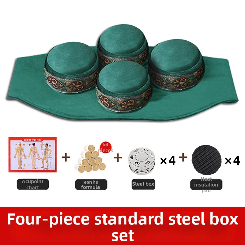 Wanling velúrová pokrývka na moxibusciu pre krk, plecia, pás a brucho – model jednotný/dvojitý/trojitý/štvoritý, použitie pre zdravotnú starostlivosť masáž, licenčná súkromná etiketa dostupná