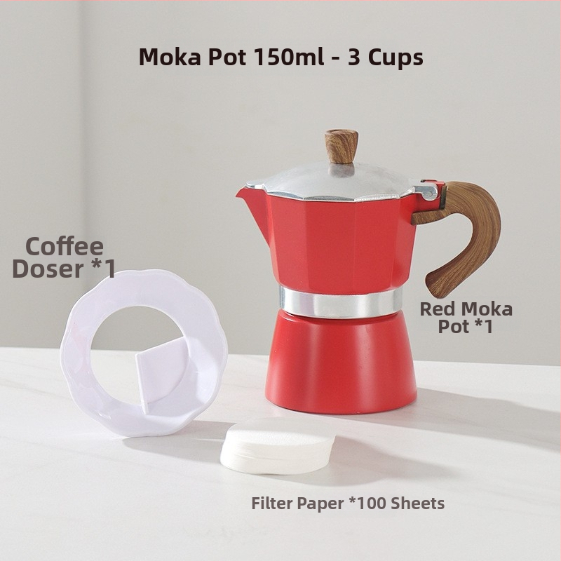 Talianska moka kanvička pre domáce použitie, hliníková zliatina, séria Moka pot, extrakcia kávy, tlač loga k dispozícii