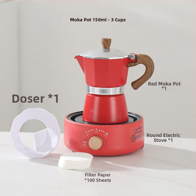 Talianska moka kanvička pre domáce použitie, hliníková zliatina, séria Moka pot, extrakcia kávy, tlač loga k dispozícii