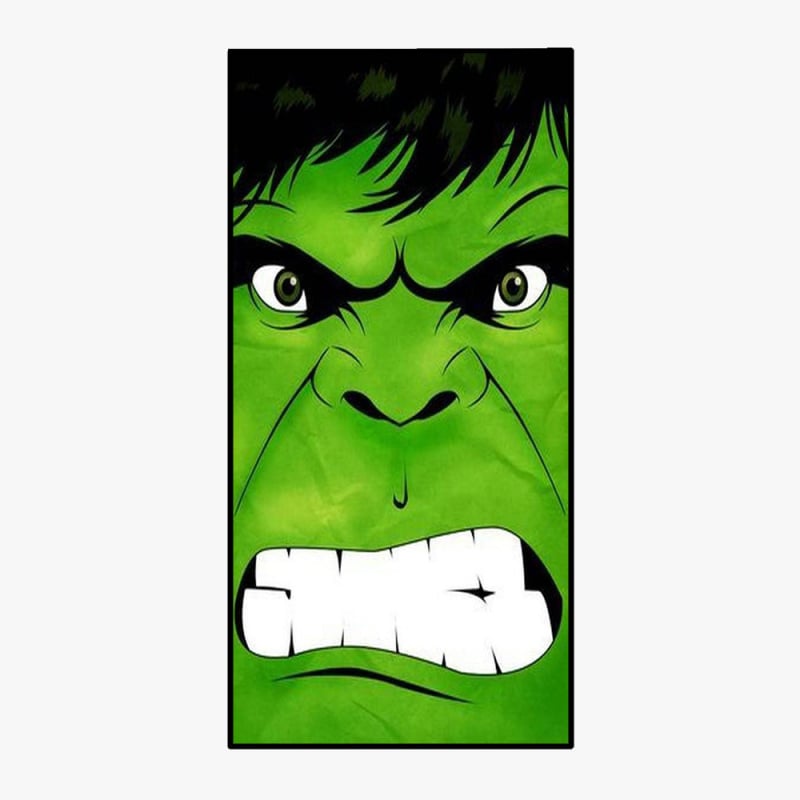 Плажна кърпа със супергерой мотив, квадратна форма, микрофибър двустранен велур, 200-299 g, 90% полиестер, 40s прежда, шевове и печат, персонализирана обработка