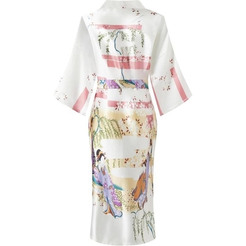 Дамска дълга рокля с флоративен принт от Half-side Velvet, луксозен стил, ултра тънък плат, висока яка