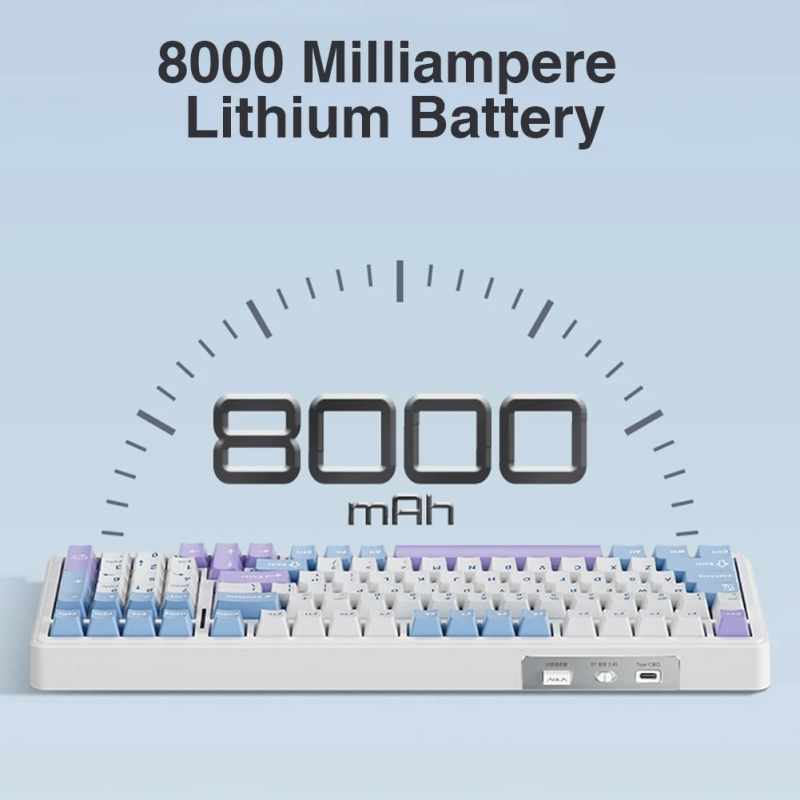 Aula Tarantula F99/F99Pro механична клавиатура – безжична Bluetooth три режима, RGB подсветка, ABS корпус, до 3 устройства едновременно