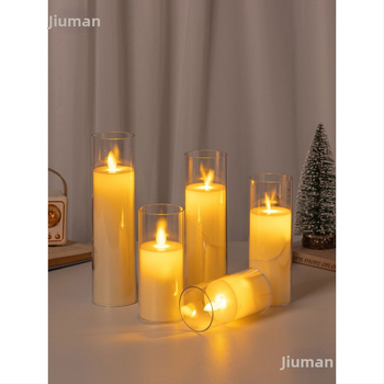 Elektrická sviečka pre romantické scény, LED atmosférické osvetlenie, dekoratívna falošná sviečka, Aromatherapy Wax Slice, Značka Panning, Kód 968992369346