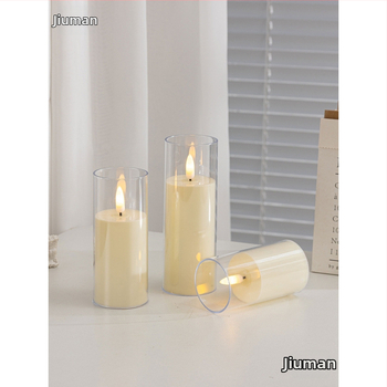 Elektrická sviečka pre romantické scény, LED atmosférické osvetlenie, dekoratívna falošná sviečka, Aromatherapy Wax Slice, Značka Panning, Kód 968992369346