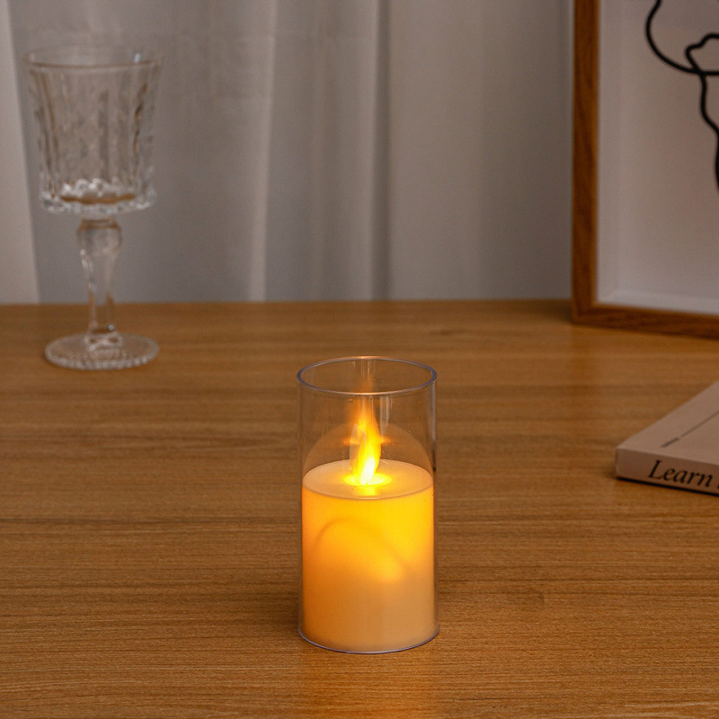 Elektrická sviečka pre romantické scény, LED atmosférické osvetlenie, dekoratívna falošná sviečka, Aromatherapy Wax Slice, Značka Panning, Kód 968992369346