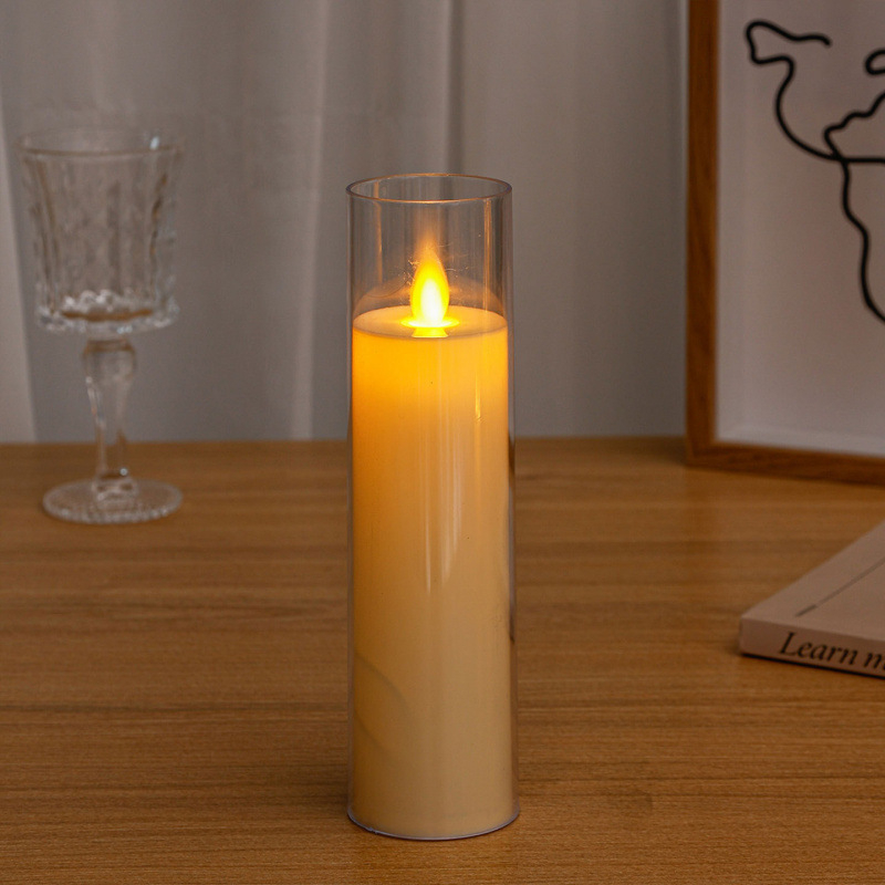 Elektrická sviečka pre romantické scény, LED atmosférické osvetlenie, dekoratívna falošná sviečka, Aromatherapy Wax Slice, Značka Panning, Kód 968992369346