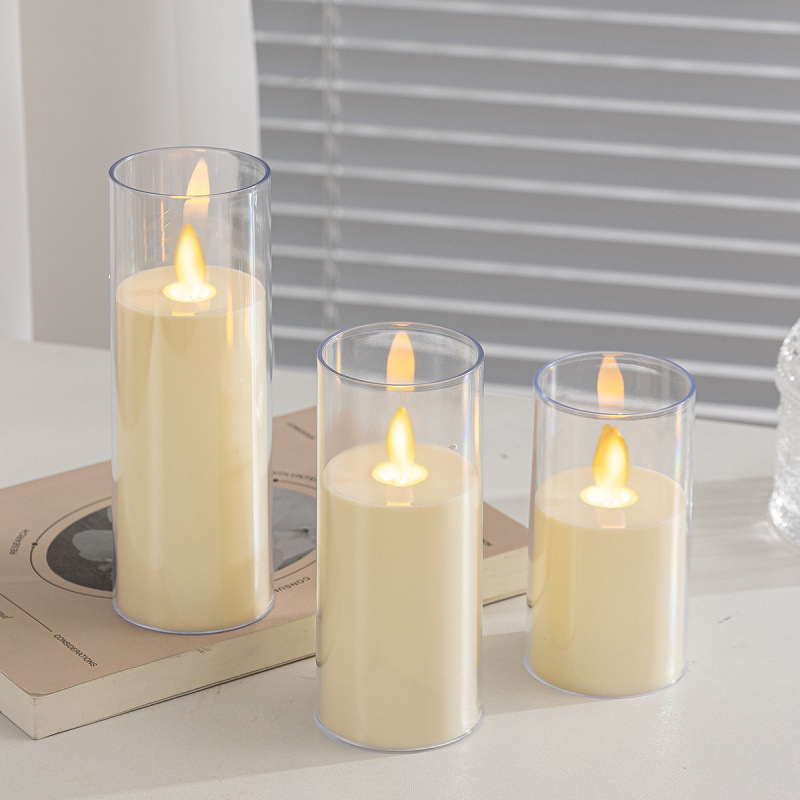 Elektrická sviečka pre romantické scény, LED atmosférické osvetlenie, dekoratívna falošná sviečka, Aromatherapy Wax Slice, Značka Panning, Kód 968992369346