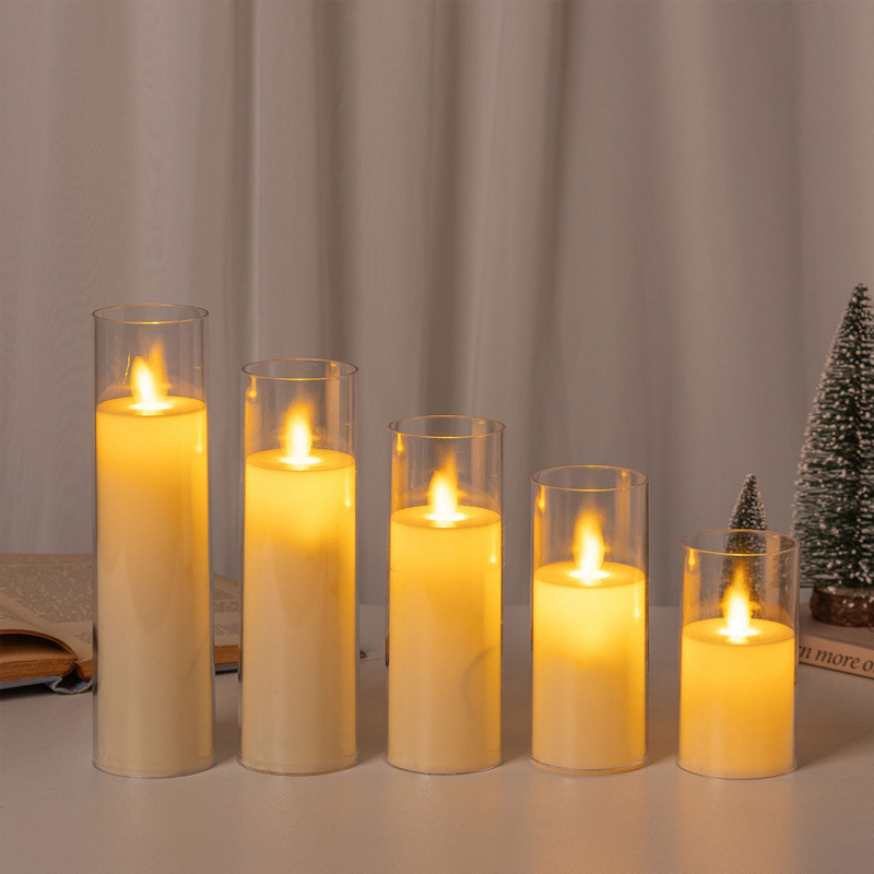 Elektrická sviečka pre romantické scény, LED atmosférické osvetlenie, dekoratívna falošná sviečka, Aromatherapy Wax Slice, Značka Panning, Kód 968992369346