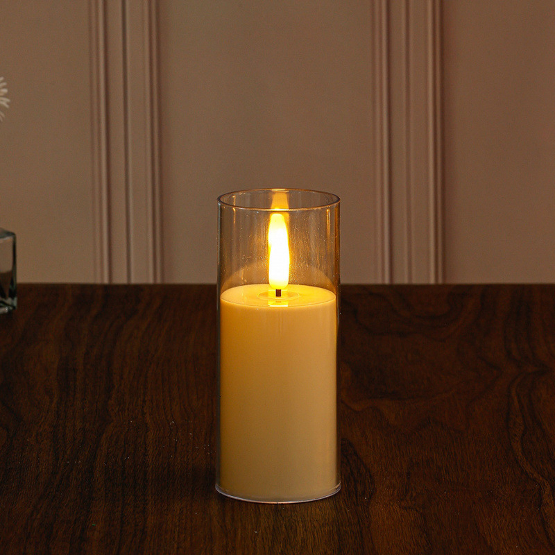 Elektrická sviečka pre romantické scény, LED atmosférické osvetlenie, dekoratívna falošná sviečka, Aromatherapy Wax Slice, Značka Panning, Kód 968992369346