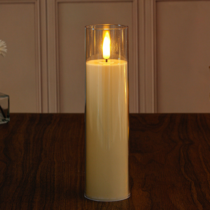 Elektrická sviečka pre romantické scény, LED atmosférické osvetlenie, dekoratívna falošná sviečka, Aromatherapy Wax Slice, Značka Panning, Kód 968992369346