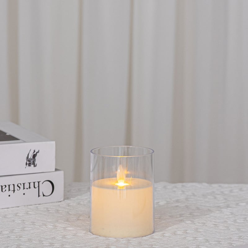 Elektrická sviečka pre romantické scény, LED atmosférické osvetlenie, dekoratívna falošná sviečka, Aromatherapy Wax Slice, Značka Panning, Kód 968992369346