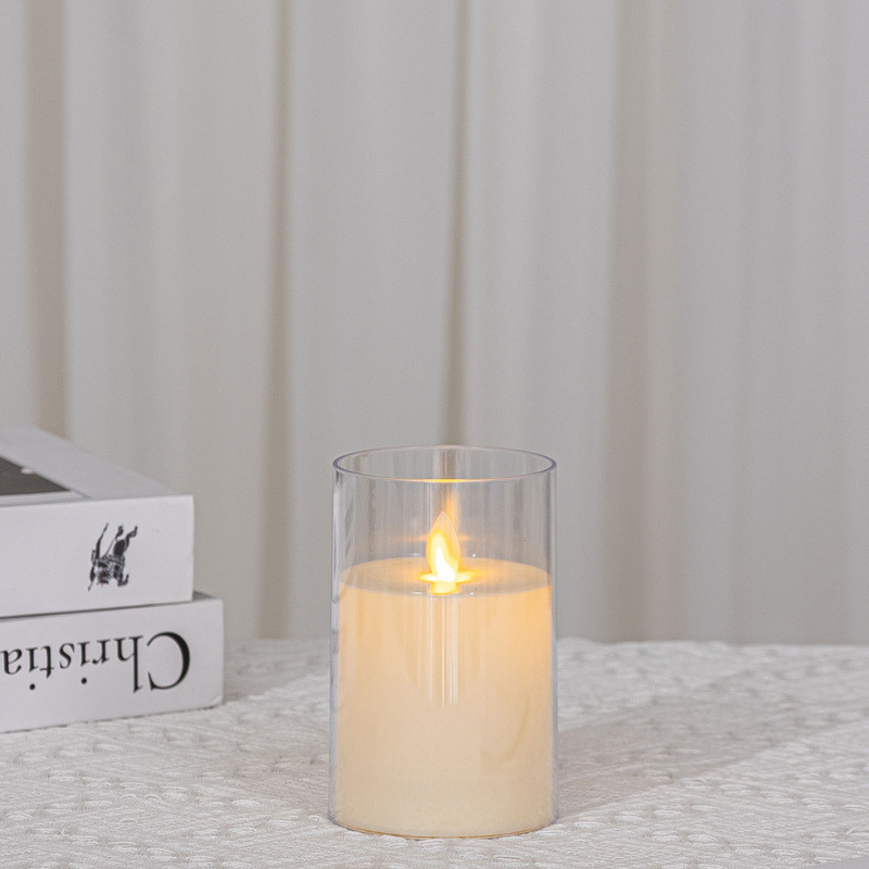 Elektrická sviečka pre romantické scény, LED atmosférické osvetlenie, dekoratívna falošná sviečka, Aromatherapy Wax Slice, Značka Panning, Kód 968992369346