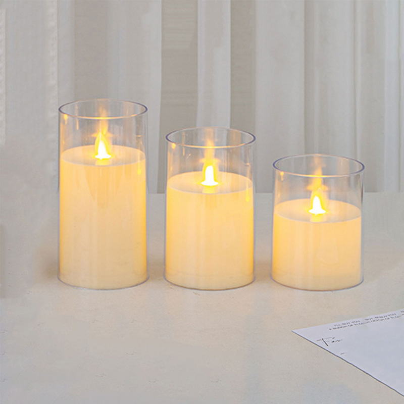 Elektrická sviečka pre romantické scény, LED atmosférické osvetlenie, dekoratívna falošná sviečka, Aromatherapy Wax Slice, Značka Panning, Kód 968992369346