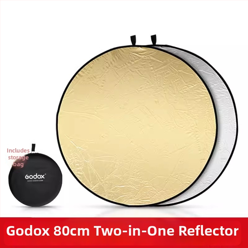 Godox Reflektorius – kompaktiškai sulankstomas apvalus/ovalus šviesos panelis, atspindinti medžiaga, skirtas filmams ir televizijai